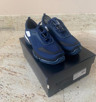 Sport Knit Trainer In Baltico Blue