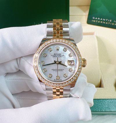 Rolex Lady-datejust 2025 New Yellow Gold Mop Mother Of Pearl Diamond Jubilee 28mm