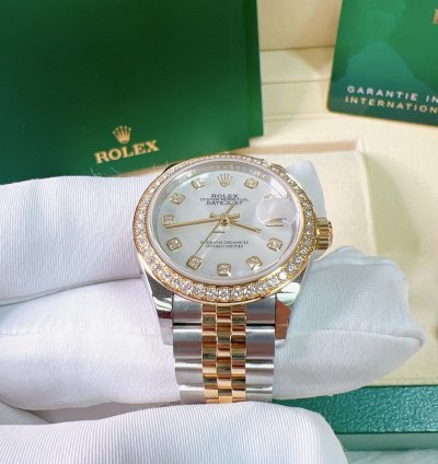Rolex Lady-datejust 2025 New Yellow Gold Mop Mother Of Pearl Diamond Jubilee 28mm