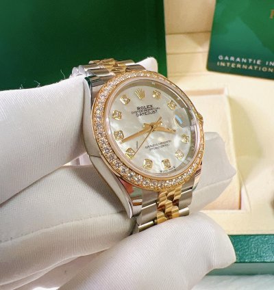 Rolex Lady-datejust 2025 New Yellow Gold Mop Mother Of Pearl Diamond Jubilee 28mm