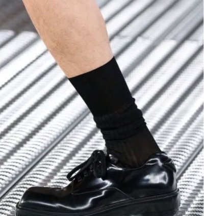 Squared Toe Brushed Leather Derbys