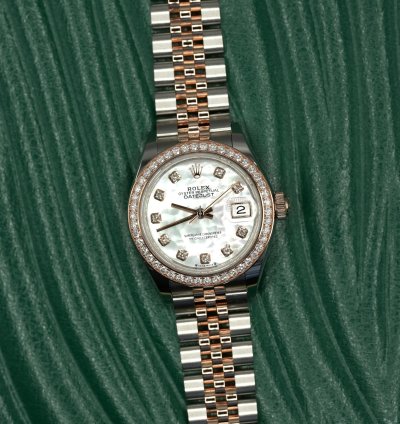 Rolex Lady-datejust 2024 Steel Gold Lady-datejust 28 Original Mop Dial And Bezel Unworn Box Papers 279381rbr