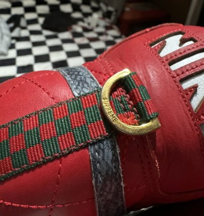 Ss05 New Supreme Nike Sb Gucci Blazer Varsity Red 10 5us