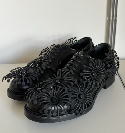Ss22 Flower Leather Derby