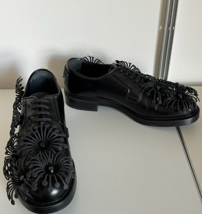 Ss22 Flower Leather Derby