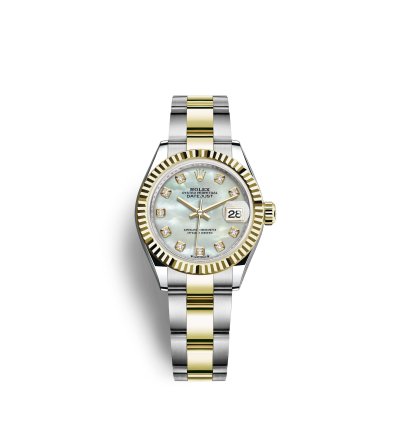 Rolex Lady-datejust 279173ng Mother-of-pearl Diamond Dial Oyster