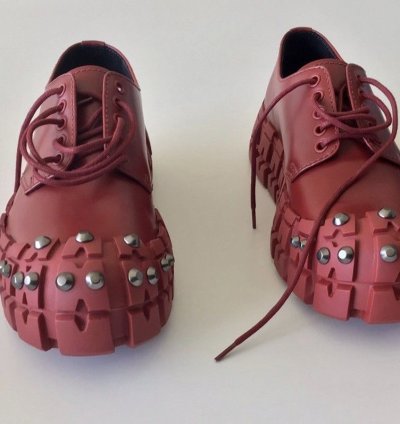 Studded Wheel Lug Sole Leather Derbies Drifter Shorts