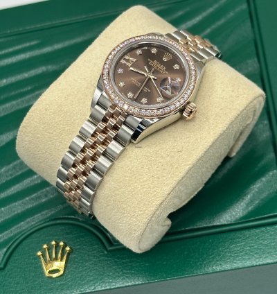 Rolex Lady-datejust 279381rbr Choco Star Diamonds Jub