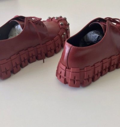 Studded Wheel Lug Sole Leather Derbies Drifter Shorts