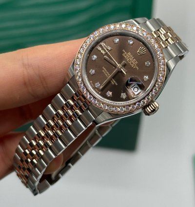 Rolex Lady-datejust 279381rbr Choco Star Diamonds Jub