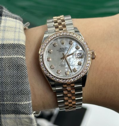 Rolex Lady-datejust 279381rbr Ng Everose Gold Mother-of-pearl Diamond Jubilee