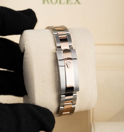 Rolex Lady-datejust 279381rbr Steel 18k Rose Gold Purple Diamond Dial 28 Mm