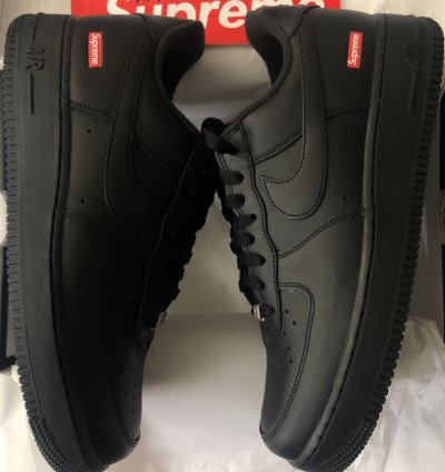Supreme Air Force 1 Low Black