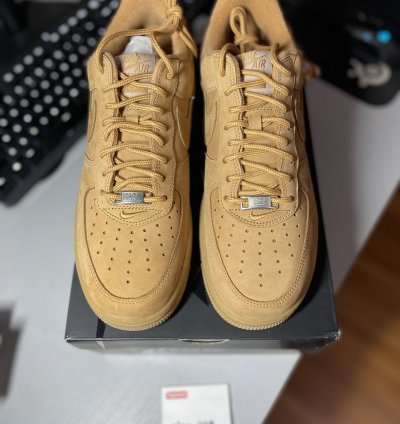Supreme Air Force 1 Low Wheat