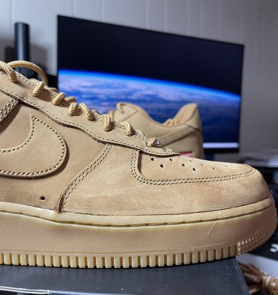 Supreme Air Force 1 Low Wheat