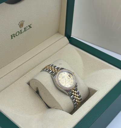 Rolex Lady-datejust 279383rbr Champagne Star Diamond Dial Jubilee