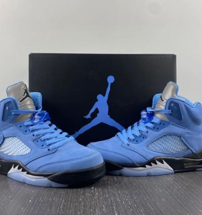 Nike Air Jordan 5 Retro Unc University Blue