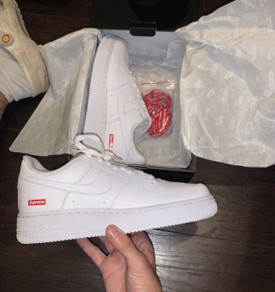 Supreme Air Force 1 Low White