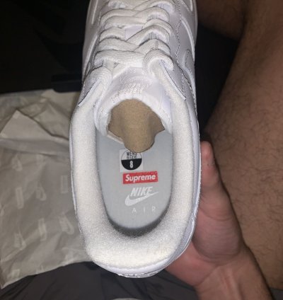 Supreme Air Force 1 Low White