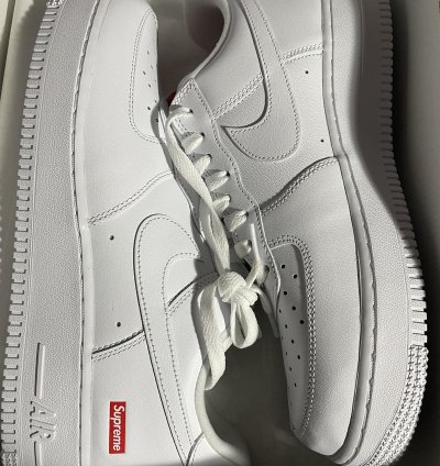 Supreme Air Force 1 Low White Size 9
