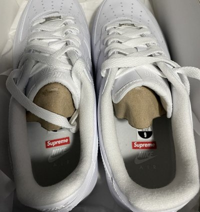 Supreme Air Force 1 Low White Size 9