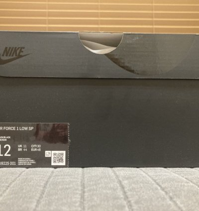 Supreme Air Force One Black Black Size 12