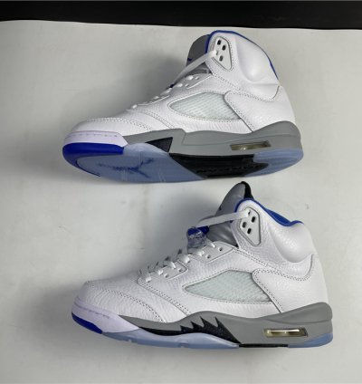 Nike Air Jordan 5 Retro White Stealth