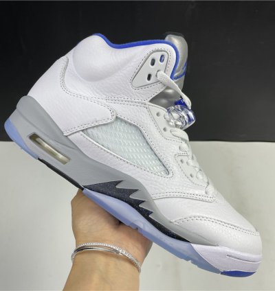 Nike Air Jordan 5 Retro White Stealth