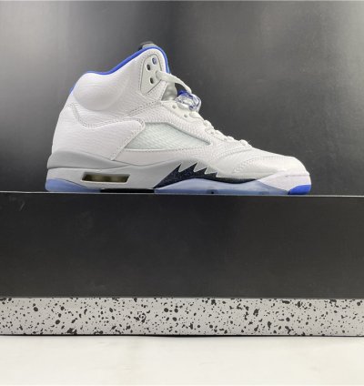 Nike Air Jordan 5 Retro White Stealth