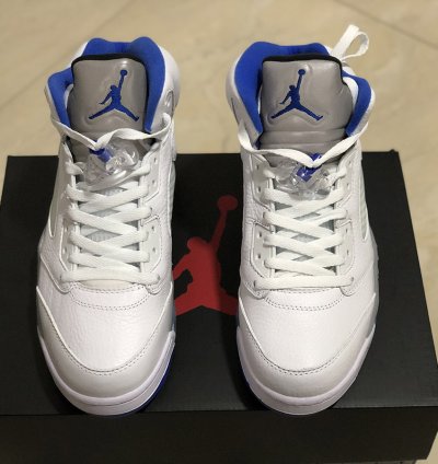 Nike Air Jordan 5 Retro White Stealth