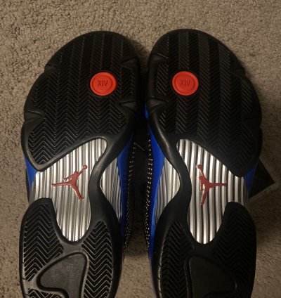 Supreme Air Jordan 14 Retro Black Varsity Royal