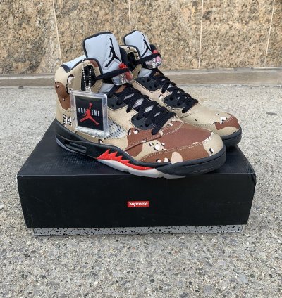 Supreme Air Jordan 5 Camo