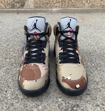 Supreme Air Jordan 5 Camo