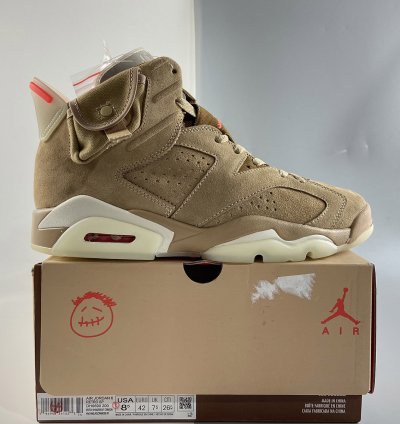 Nike Air Jordan 6 Retro Travis Scott British Khaki