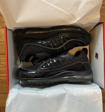 Supreme Air Max 98 Black 2016