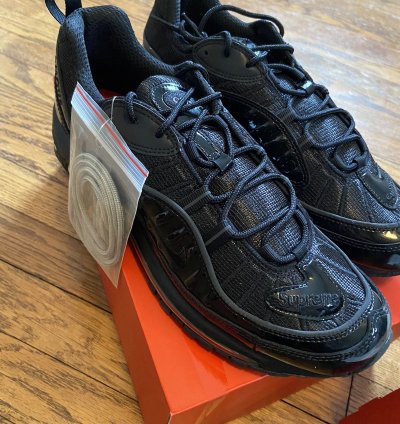 Supreme Air Max 98 Black 2016