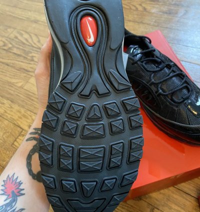 Supreme Air Max 98 Black 2016