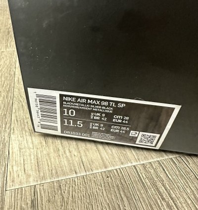 Supreme Air Max 98 Tl Size 10