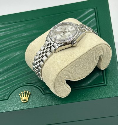 Rolex Lady-datejust 279384rbr Ix Silver Diamond Dial Jub