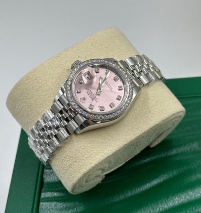 Rolex Lady-datejust 279384rbr Pink Diamond Dial Jubilee