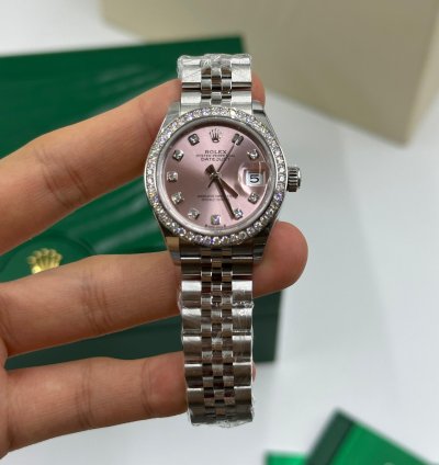 Rolex Lady-datejust 279384rbr Pink Diamond Dial Jubilee