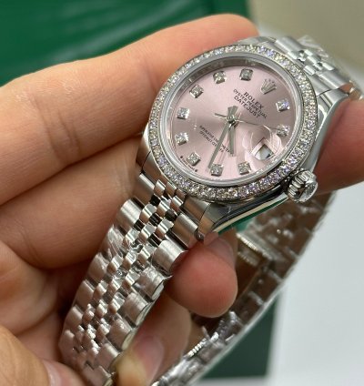 Rolex Lady-datejust 279384rbr Pink Diamond Dial Jubilee