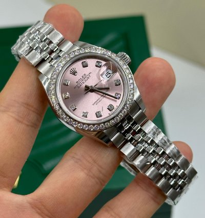 Rolex Lady-datejust 279384rbr Pink Diamond Dial Jubilee