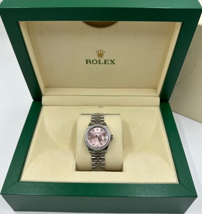 Rolex Lady-datejust 279384rbr Pink Diamond Dial Jubilee