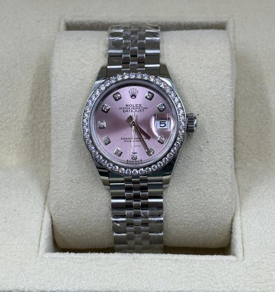 Rolex Lady-datejust 279384rbr Pink Diamond Dial Jubilee