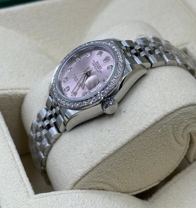 Rolex Lady-datejust 279384rbr Pink Diamond Dial Jubilee