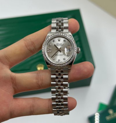 Rolex Lady-datejust 279384rbr Silver Star Diamonds Jub