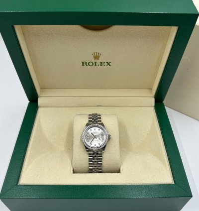 Rolex Lady-datejust 279384rbr Silver Star Diamonds Jub
