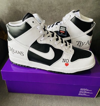 Supreme By Any Means Necessary Nike Sb Dunk High