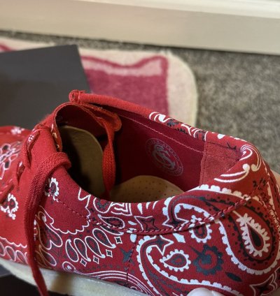 Supreme Clark Originals Wallabee Red Bandana 11 5